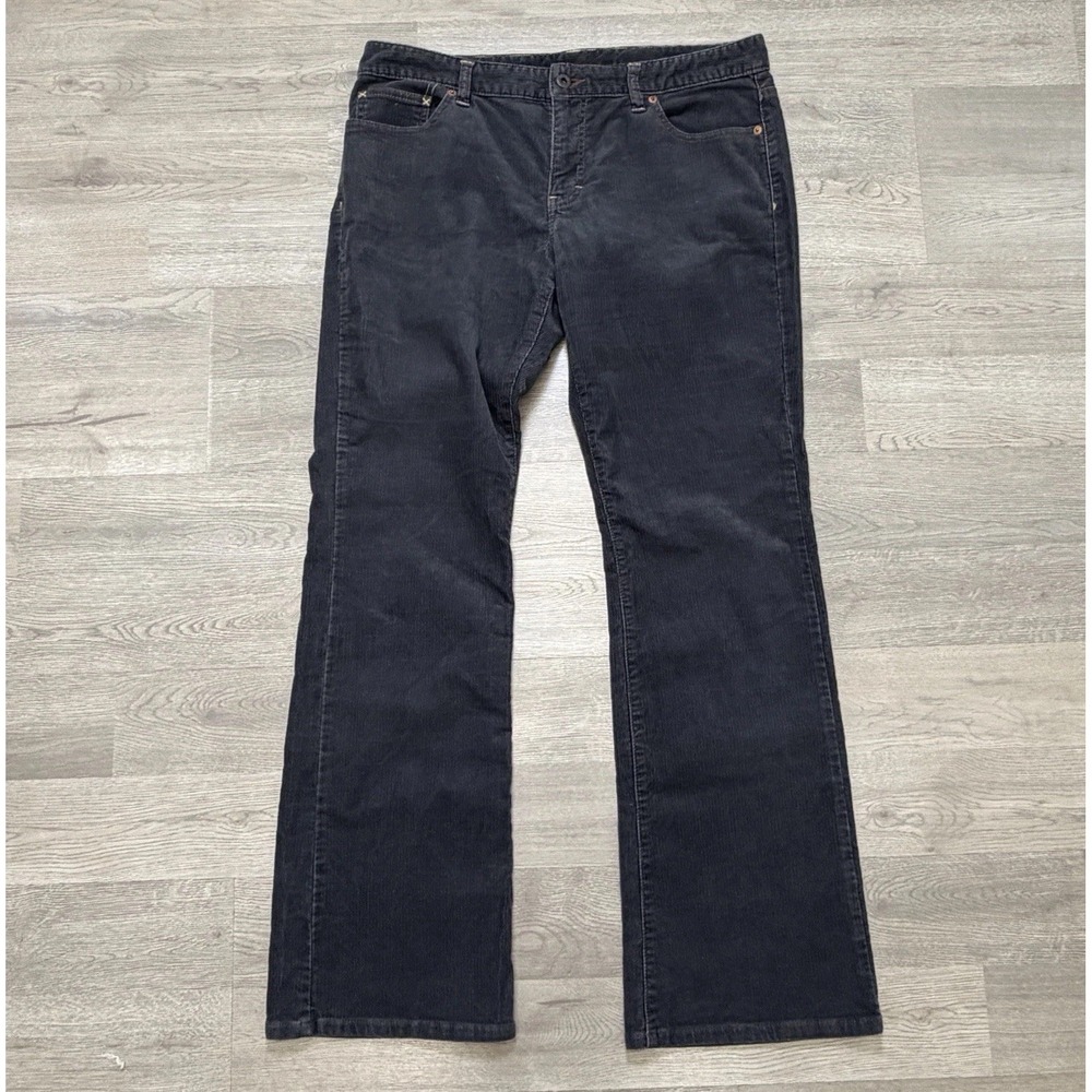 Vintage Polo Jeans‎ Company Ralph Lauren Gray Corduroy Pants Women's 12 Y2K